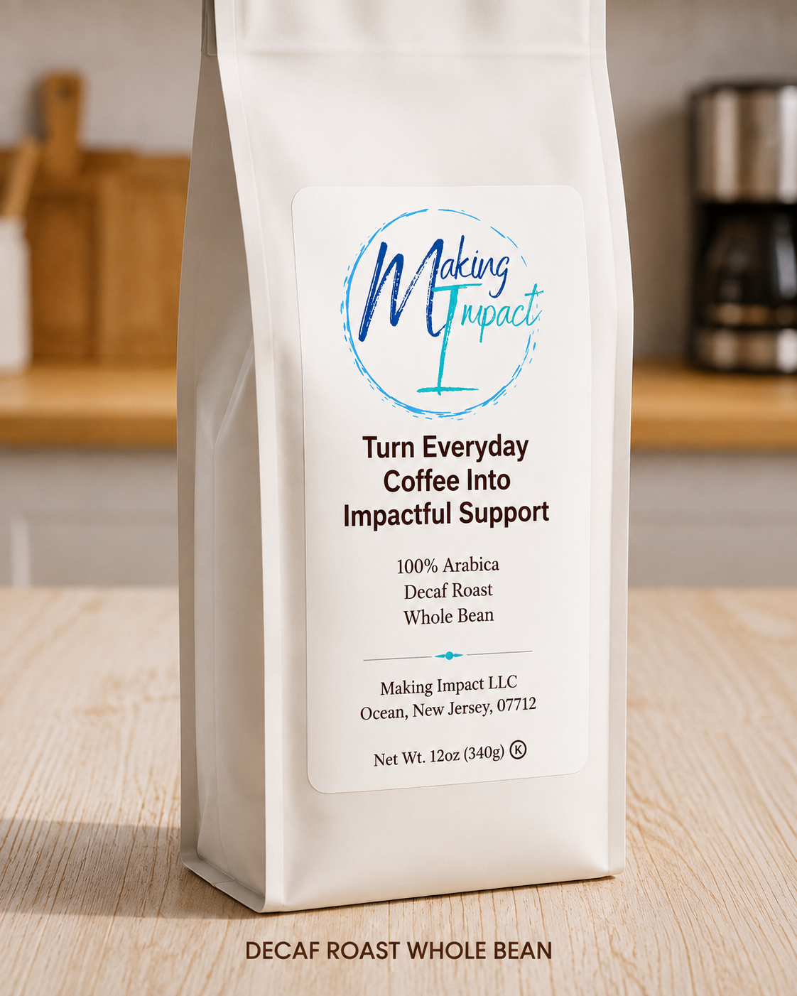 Decaf Roast Coffee - MC Process Decaf, 12oz