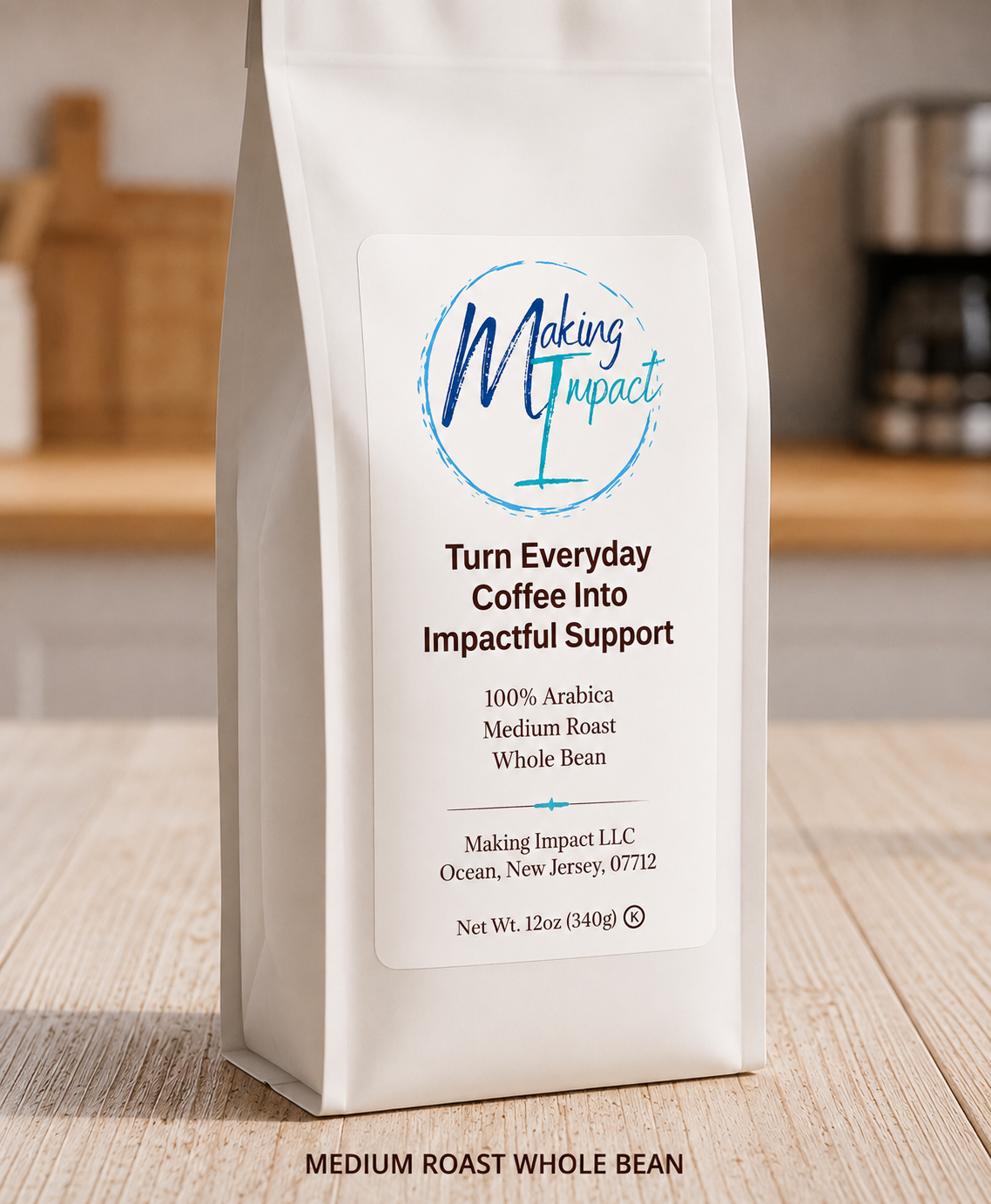 Medium Roast Coffee - Arabica Blend, 12oz